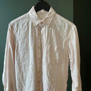 Outlier NYC Pink Lightweight Button-Up - Medium - Made in Portugal